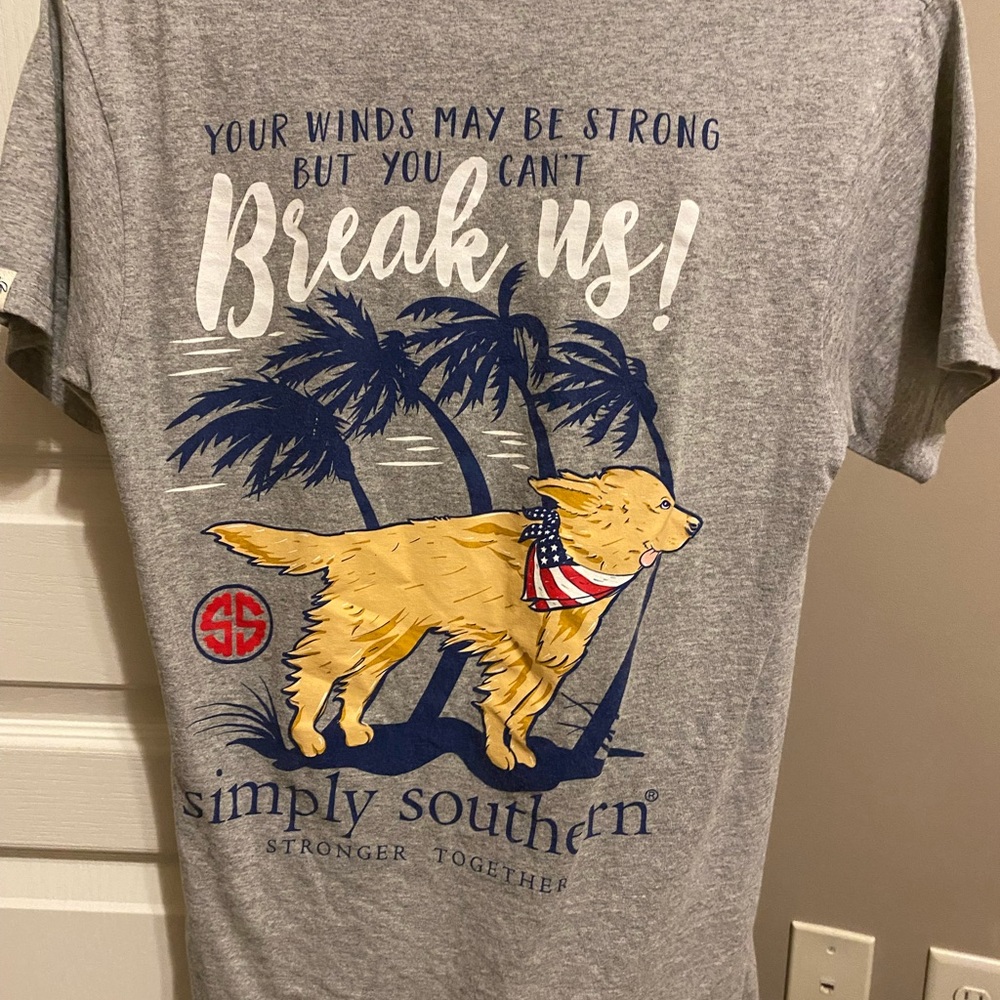 Grey simply southern shirt